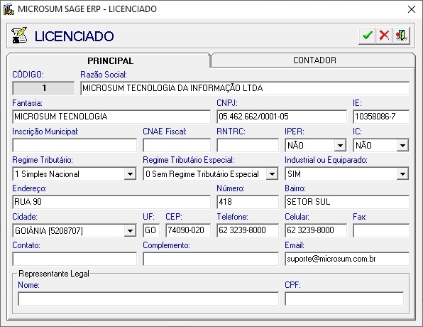imagem licenciado