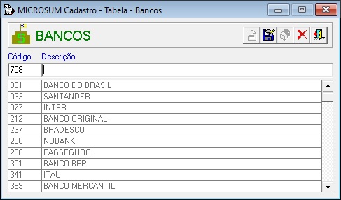 contas bancos