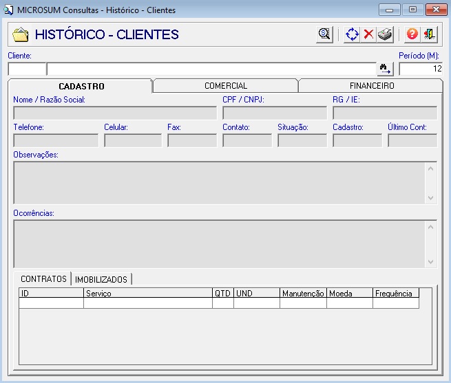 historicos clientes novo