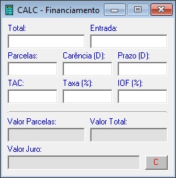 calc financiamento