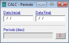 calc periodo