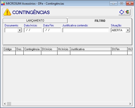 contingencia dfe
