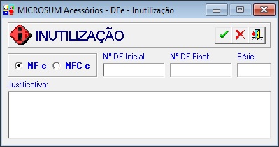 inutilizacao nf
