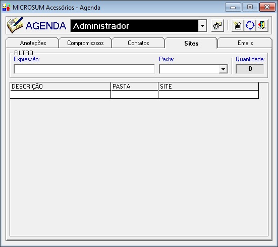 sites agendas