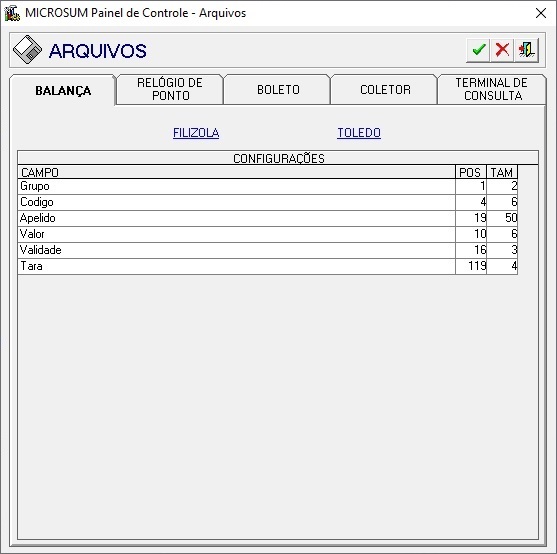 arquivo balanca