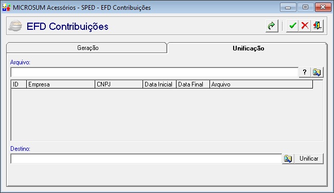 efd contribuicoes unificacao